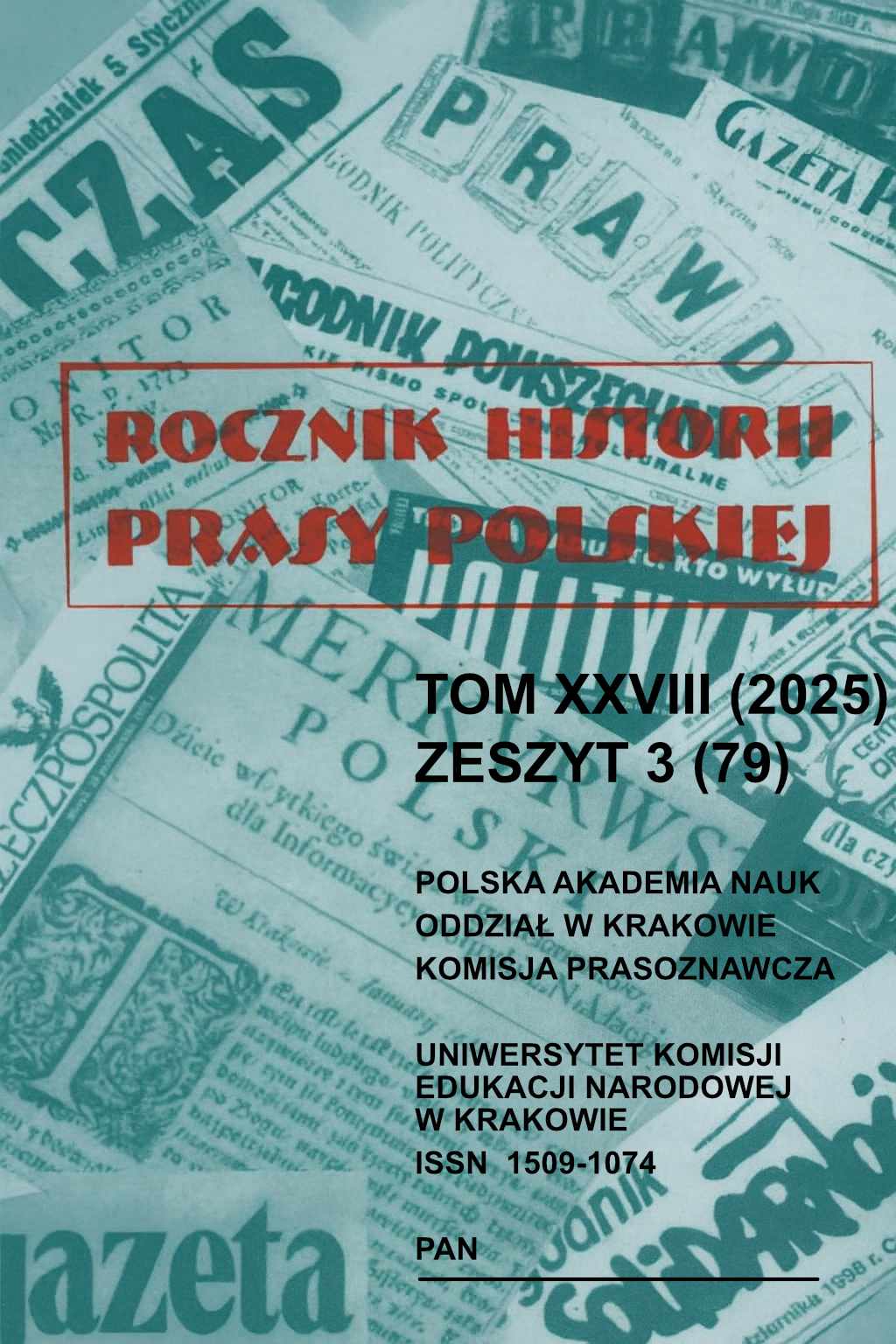 					Pokaż  Tom 28 Nr 3 (2025)
				